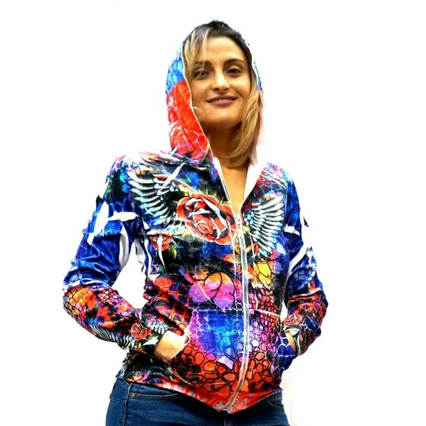 Womens Casual Fleece Long Hoodie Dress Cats and Tats Outer Jacket with Pockets Womens Casual Fleece Long Hoodie Dress Cats and Tats Outer Jacket with Pockets
